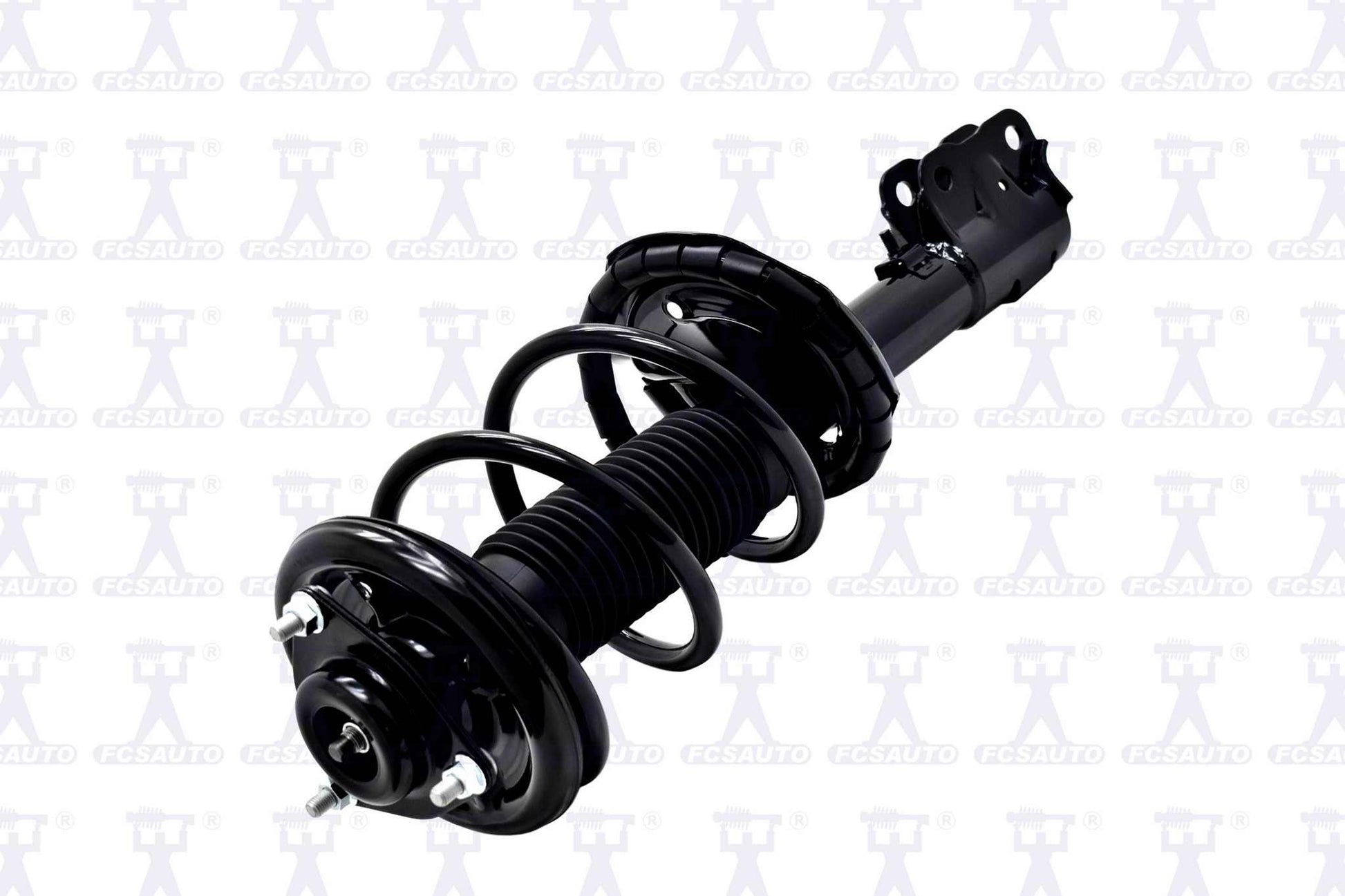 Bottom View of Front Left Suspension Strut and Coil Spring Assembly FCS 1331665L