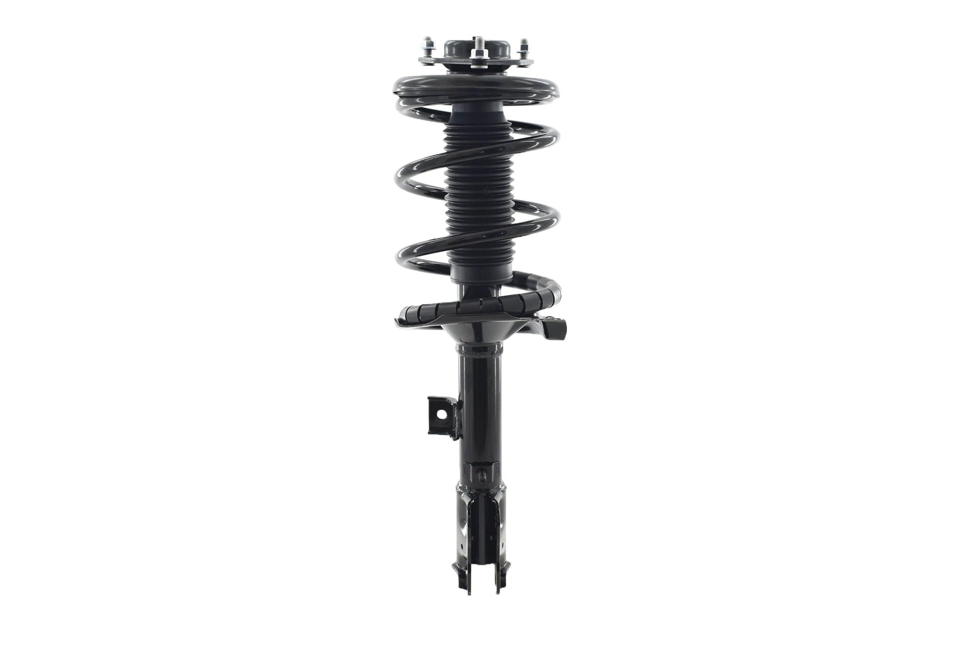 Front View of Front Right Suspension Strut and Coil Spring Assembly FCS 1331671R