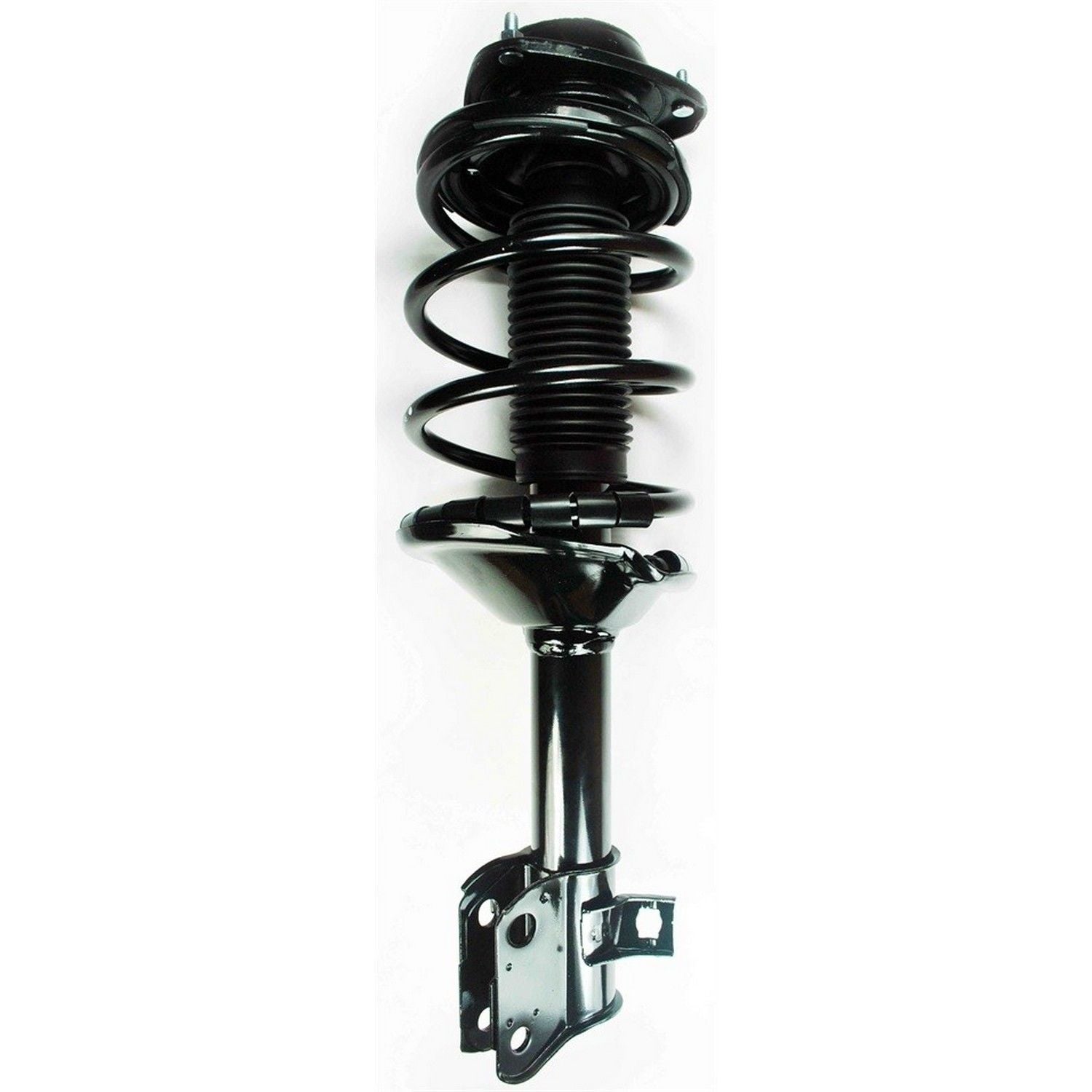 Front View of Front Left Suspension Strut and Coil Spring Assembly FCS 1331749L