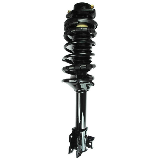 Front View of Rear Left Suspension Strut and Coil Spring Assembly FCS 1332332L