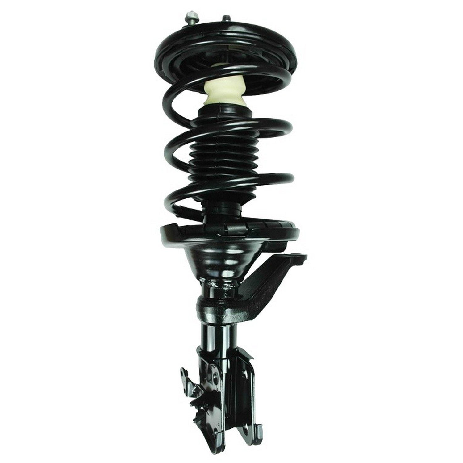 Front View of Front Left Suspension Strut and Coil Spring Assembly FCS 1332351L