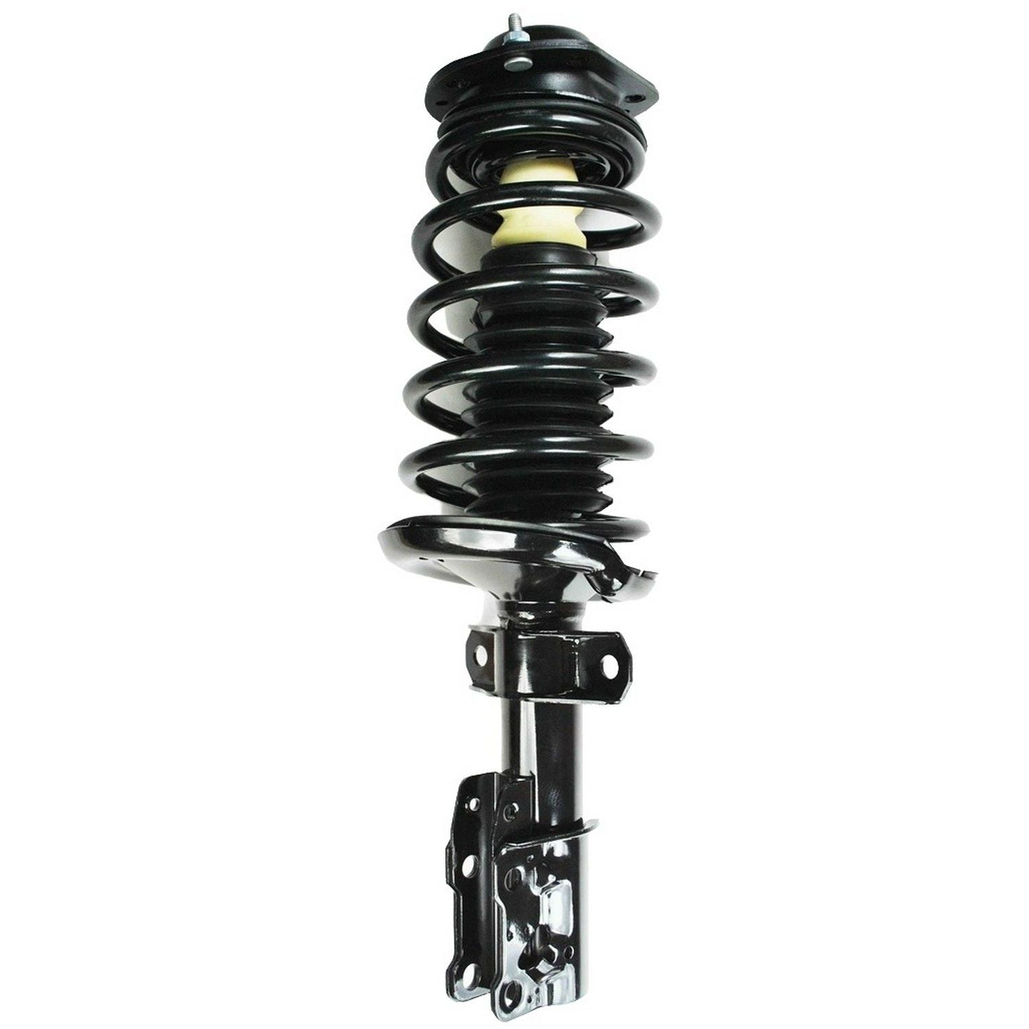 Front View of Front Left Suspension Strut and Coil Spring Assembly FCS 1332356L