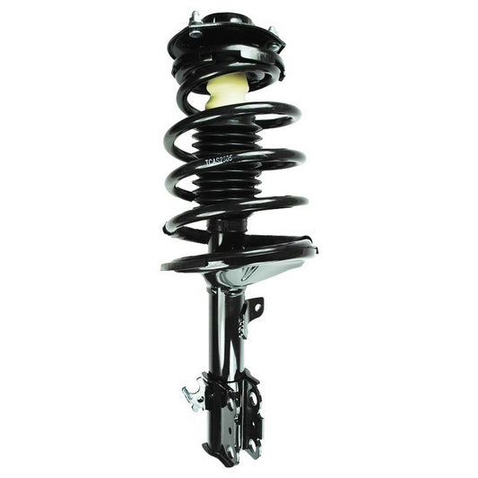 Front View of Front Left Suspension Strut and Coil Spring Assembly FCS 1332363L