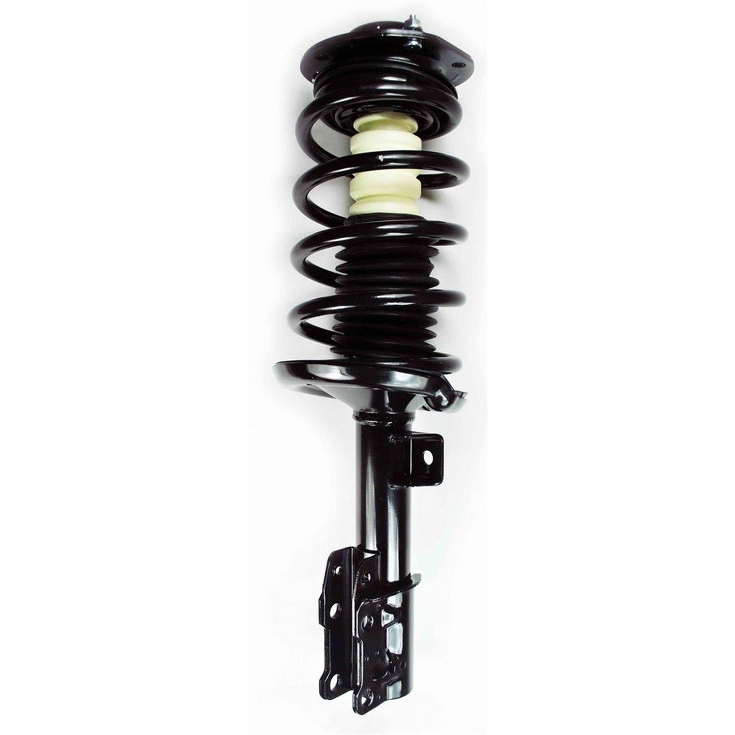 Front View of Front Left Suspension Strut and Coil Spring Assembly FCS 1333270L