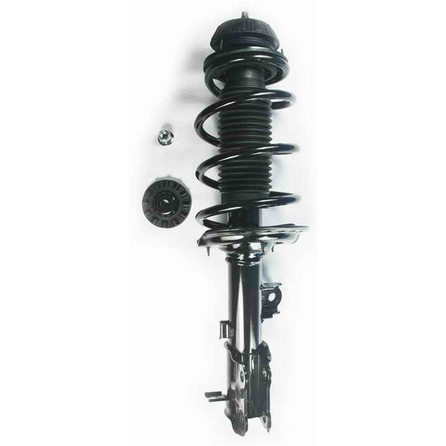 Front View of Front Right Suspension Strut and Coil Spring Assembly FCS 1333497R