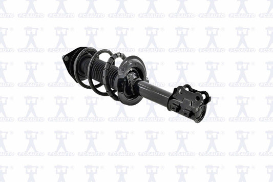 Top View of Front Left Suspension Strut and Coil Spring Assembly FCS 1333504L