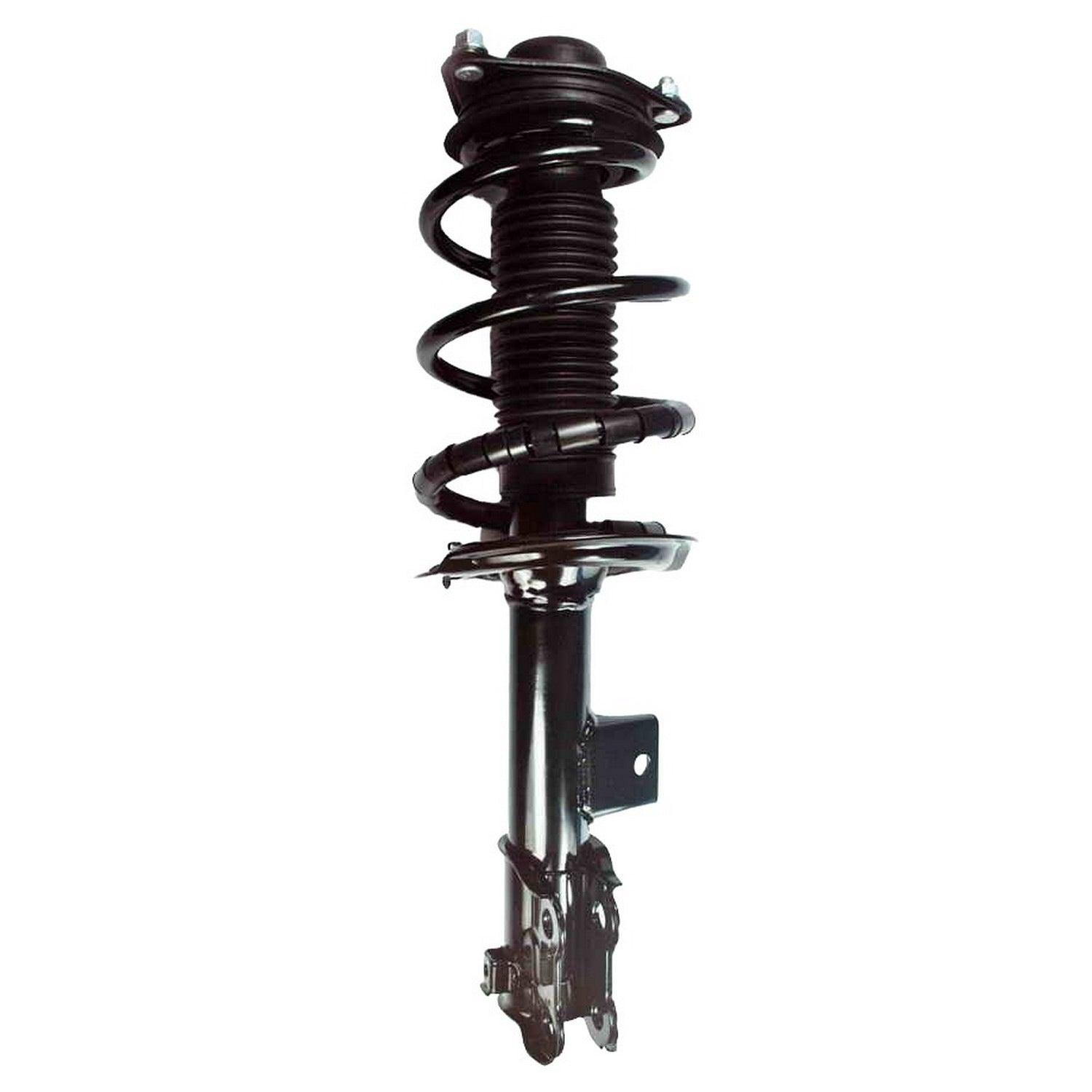 Front View of Front Right Suspension Strut and Coil Spring Assembly FCS 1333505R