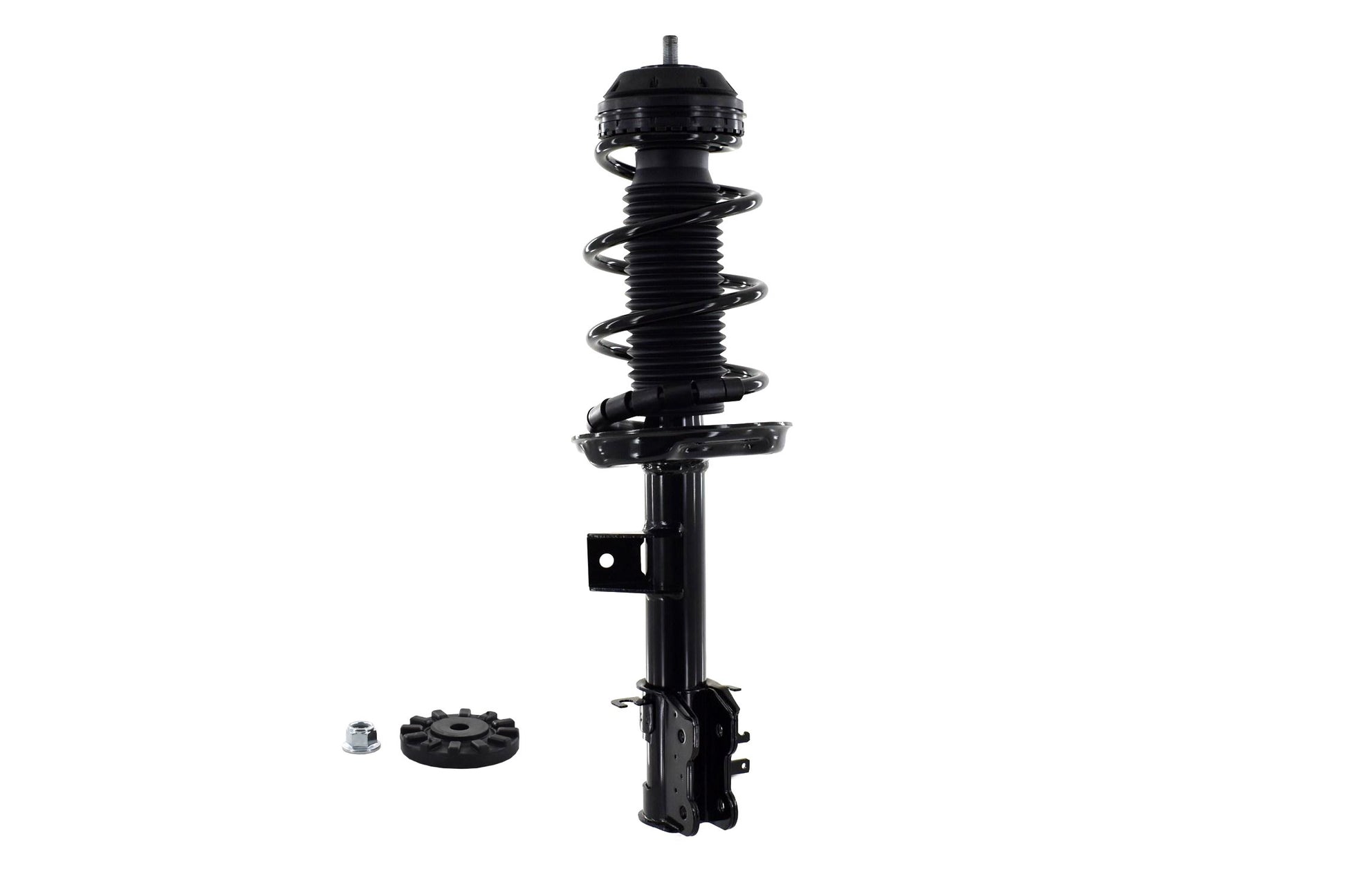 Front View of Front Right Suspension Strut and Coil Spring Assembly FCS 1333710R