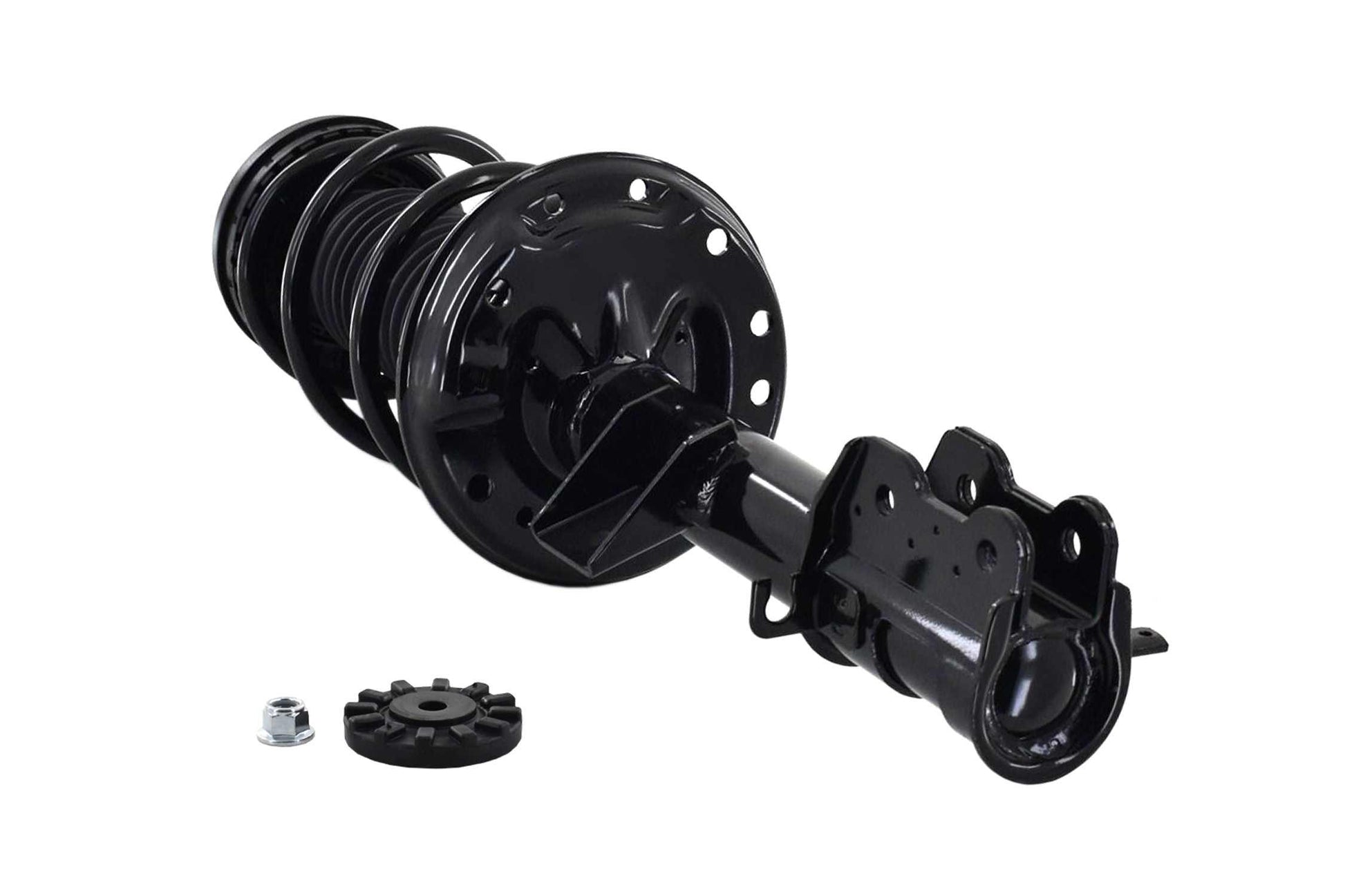 Top View of Front Right Suspension Strut and Coil Spring Assembly FCS 1333710R