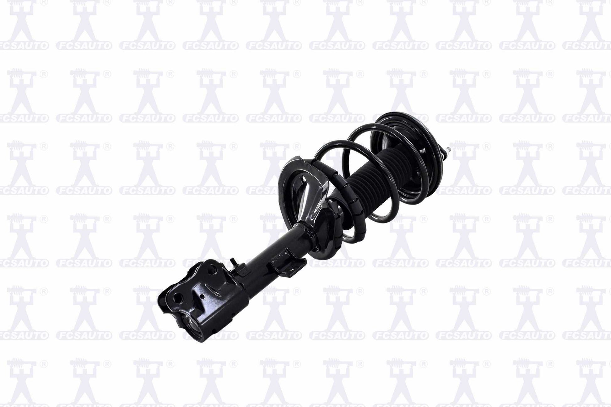 Right View of Front Left Suspension Strut and Coil Spring Assembly FCS 1333820L