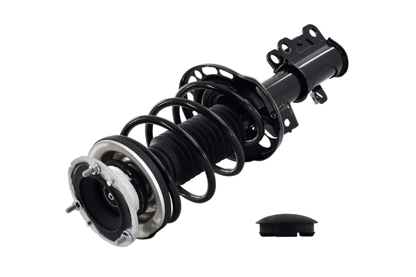 Bottom View of Front Right Suspension Strut and Coil Spring Assembly FCS 1333832R