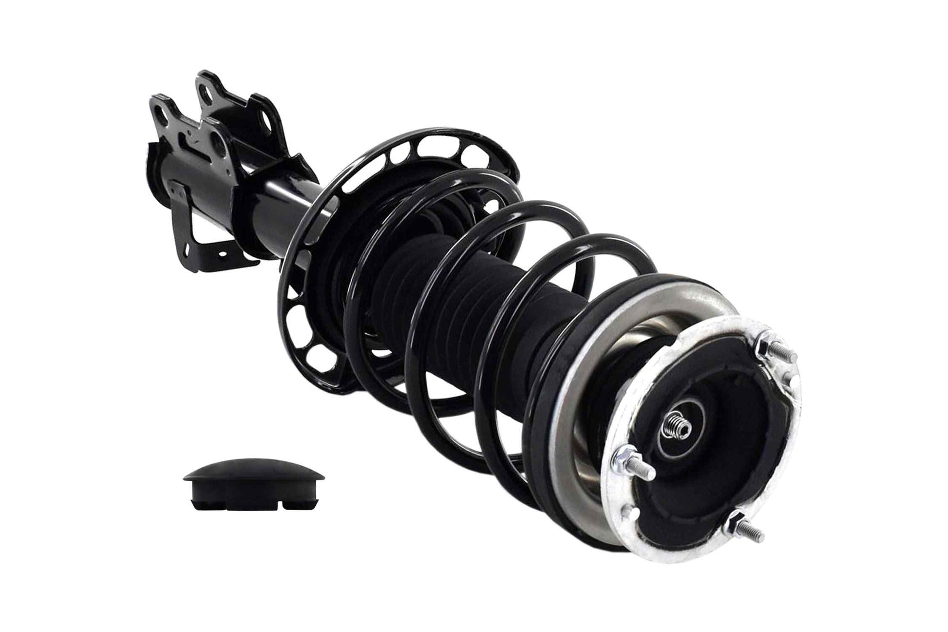 Left View of Front Right Suspension Strut and Coil Spring Assembly FCS 1333832R