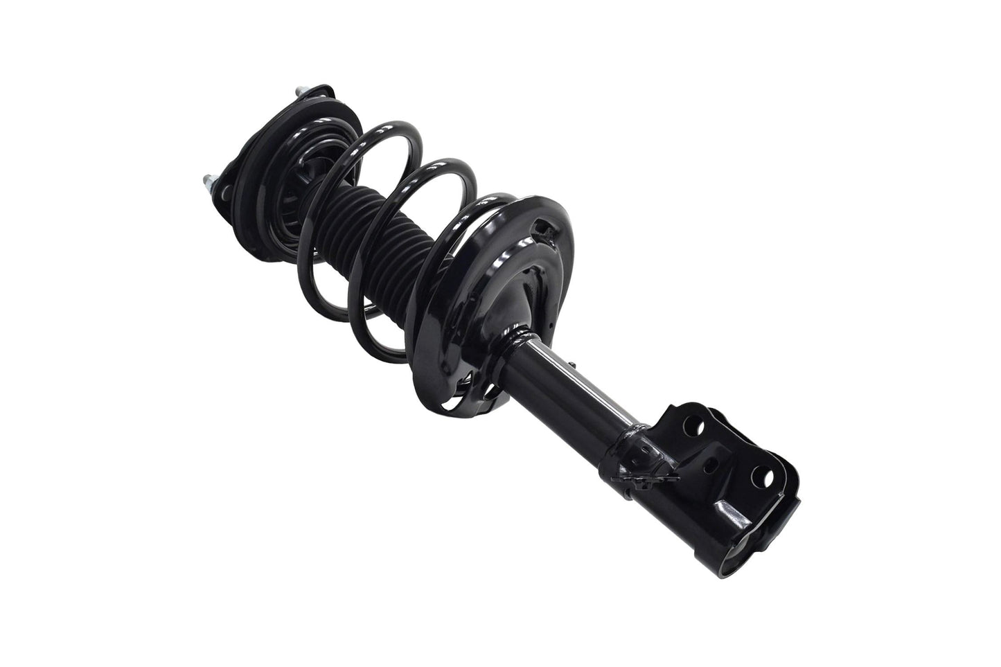 Top View of Front Left Suspension Strut and Coil Spring Assembly FCS 1333961L