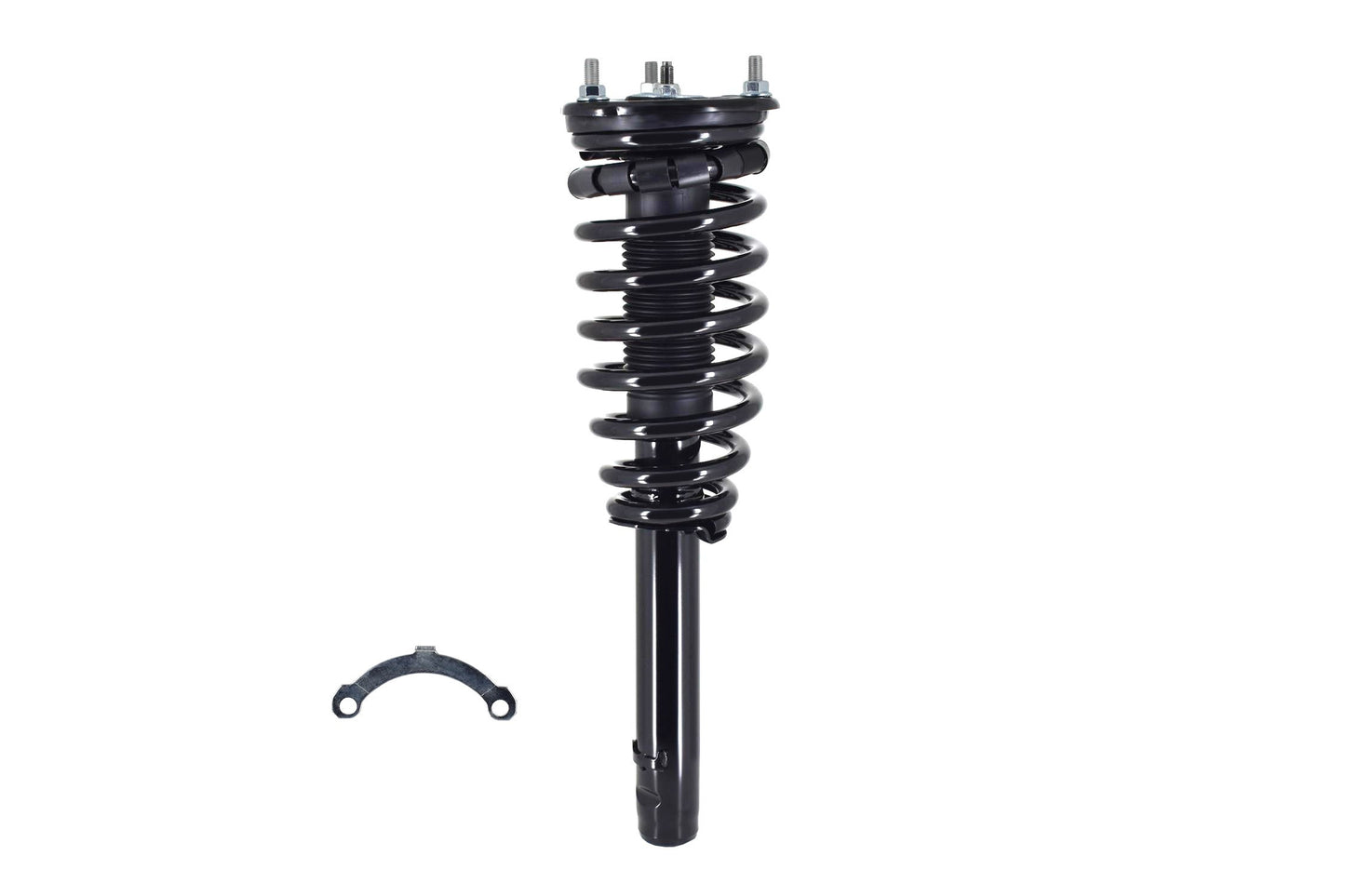 Bottom View of Front Suspension Strut and Coil Spring Assembly FCS 1335556