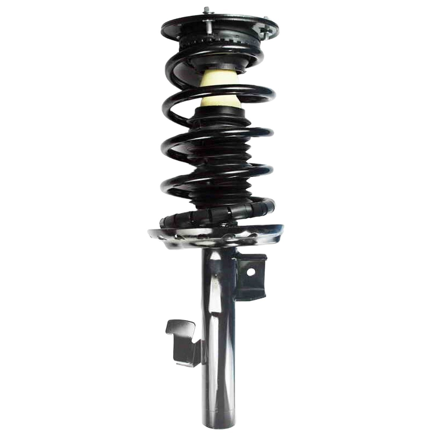 Front View of Front Left Suspension Strut and Coil Spring Assembly FCS 1335795L