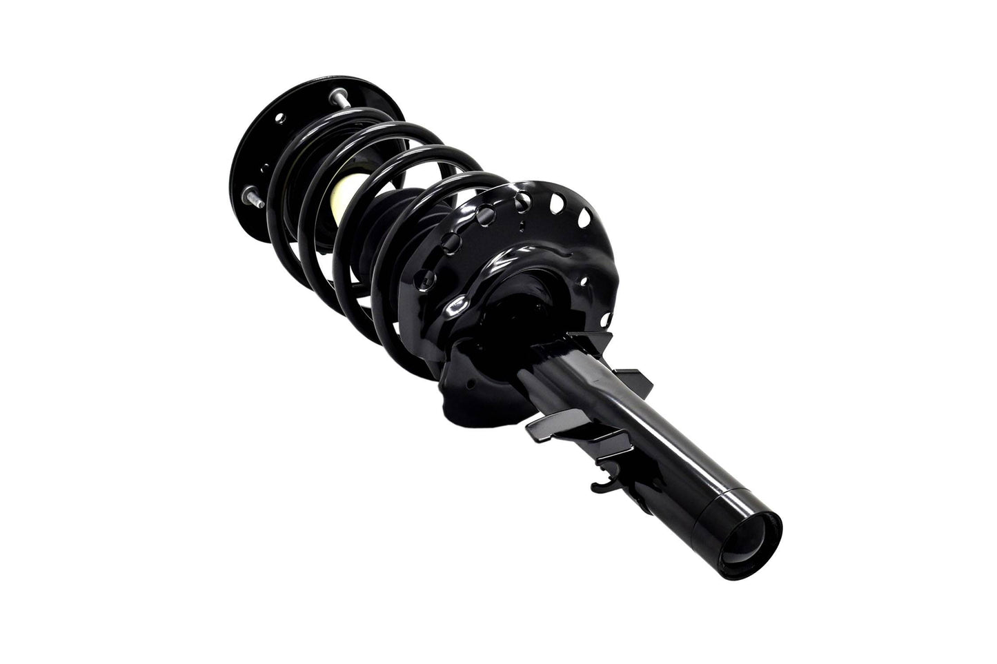 Top View of Front Left Suspension Strut and Coil Spring Assembly FCS 1335795L