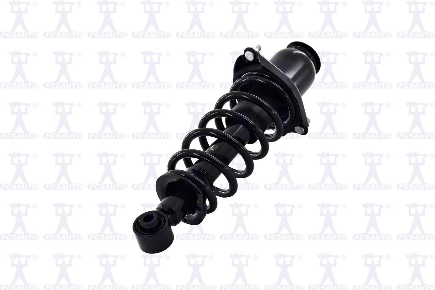 Back View of Rear Left Suspension Strut and Coil Spring Assembly FCS 1345471L