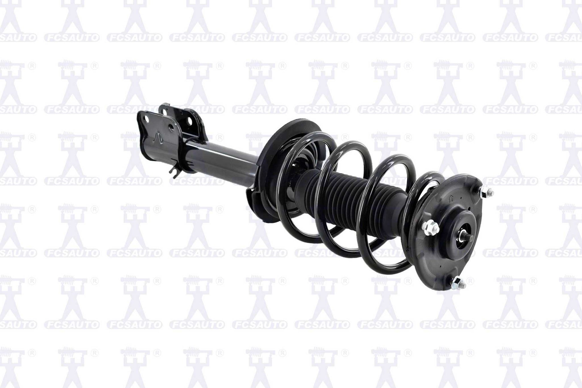 Left View of Front Right Suspension Strut and Coil Spring Assembly FCS 3333447R