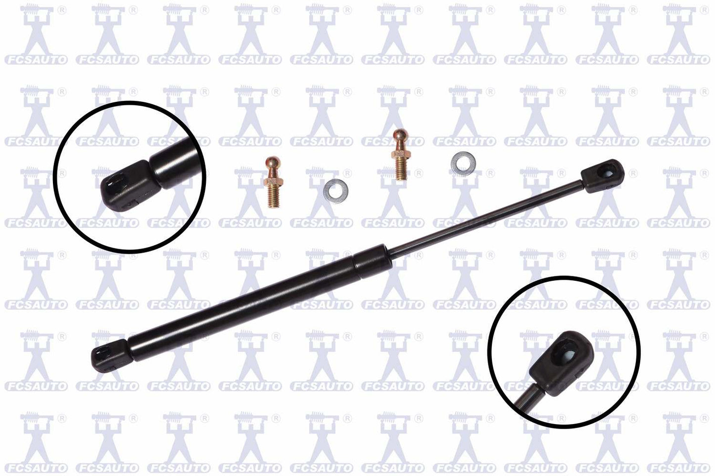 Front View of Trunk Lid Lift Support FCS 84502