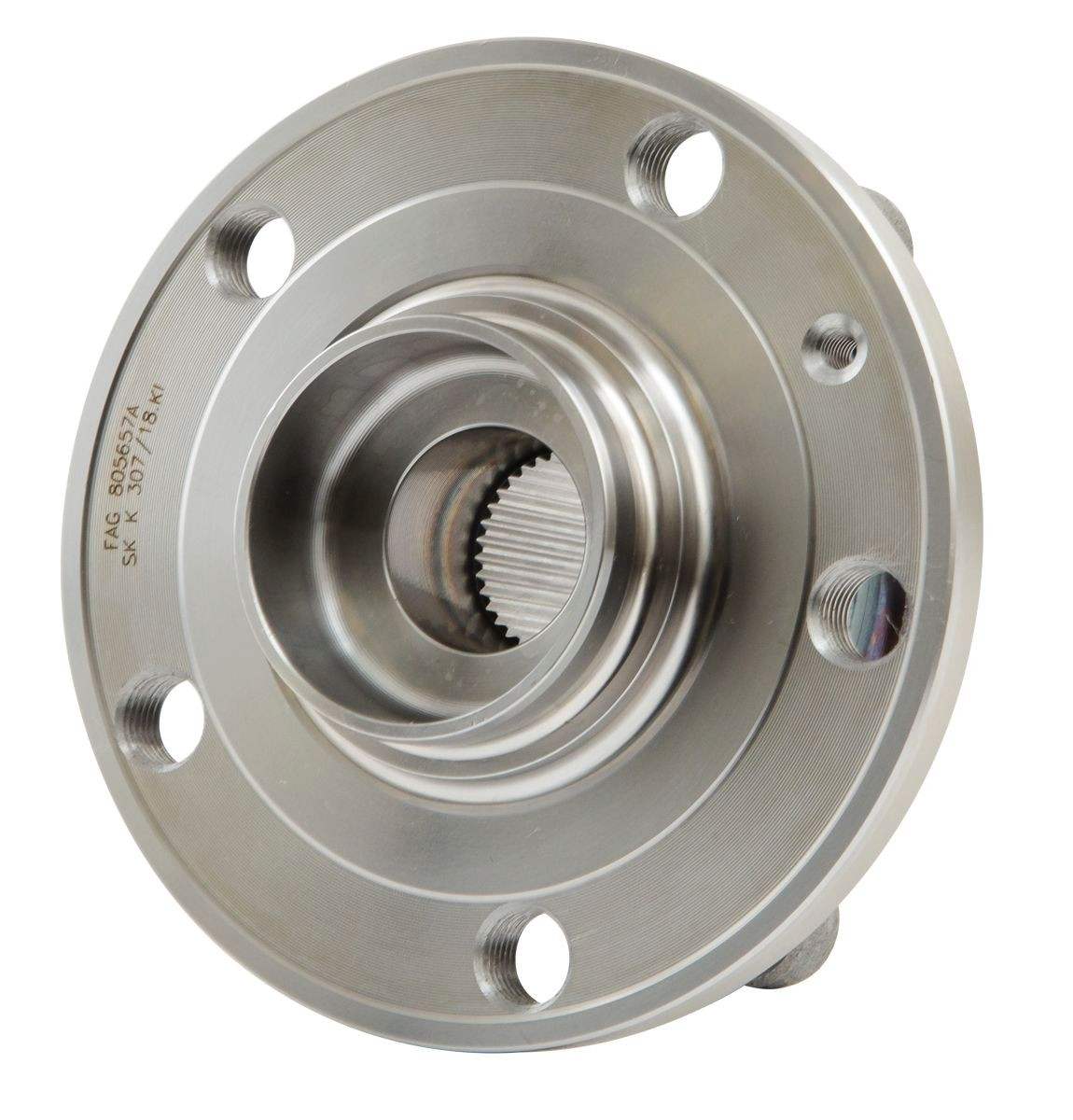 Front View of Front Wheel Bearing and Hub Assembly FAG 805657A