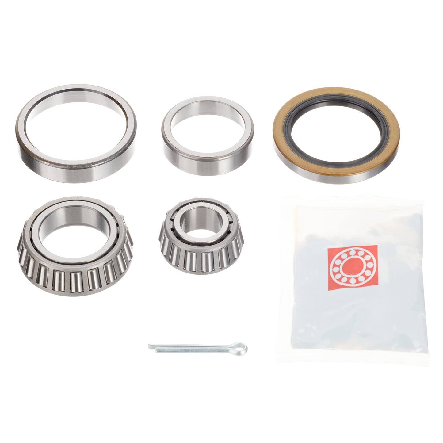 Front View of Front Wheel Bearing Kit FAG WB66710K