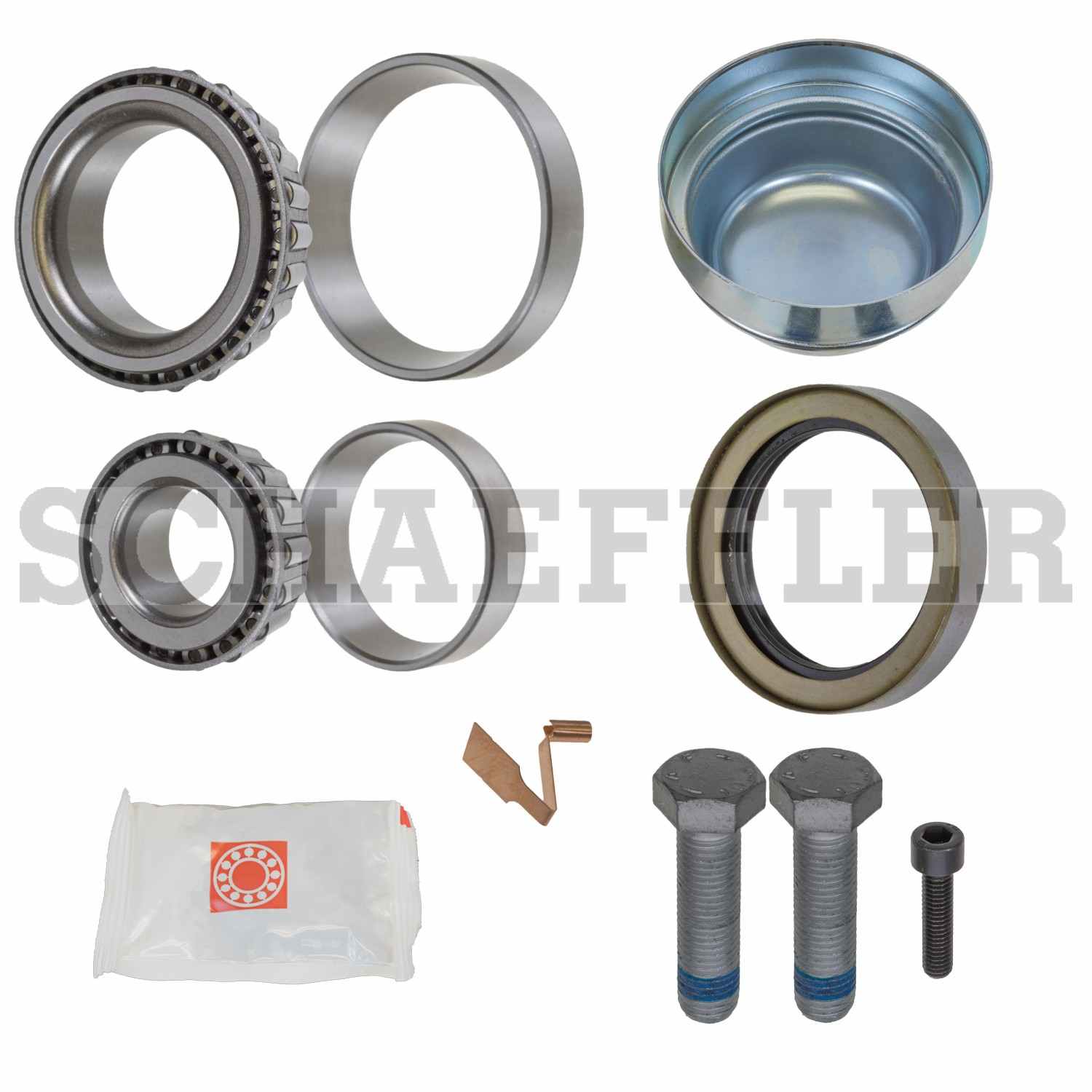 Back View of Front Wheel Bearing Kit FAG WB66747K