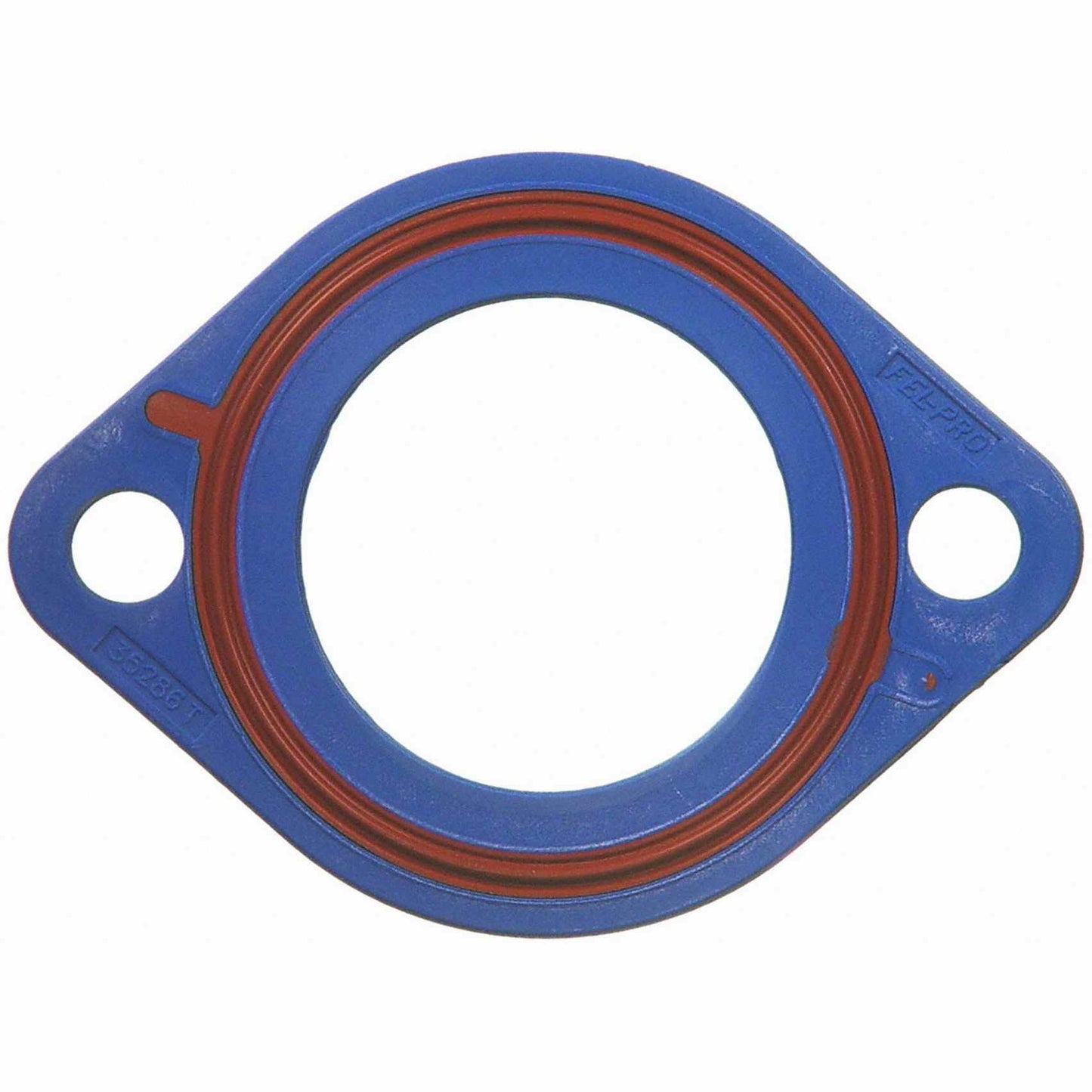 Top View of Engine Coolant Outlet Gasket FEL 35286T