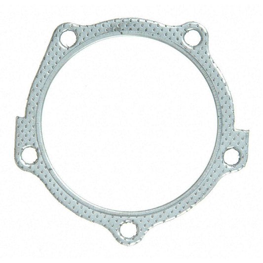 Top View of Left Exhaust Pipe Flange Gasket FEL 61429