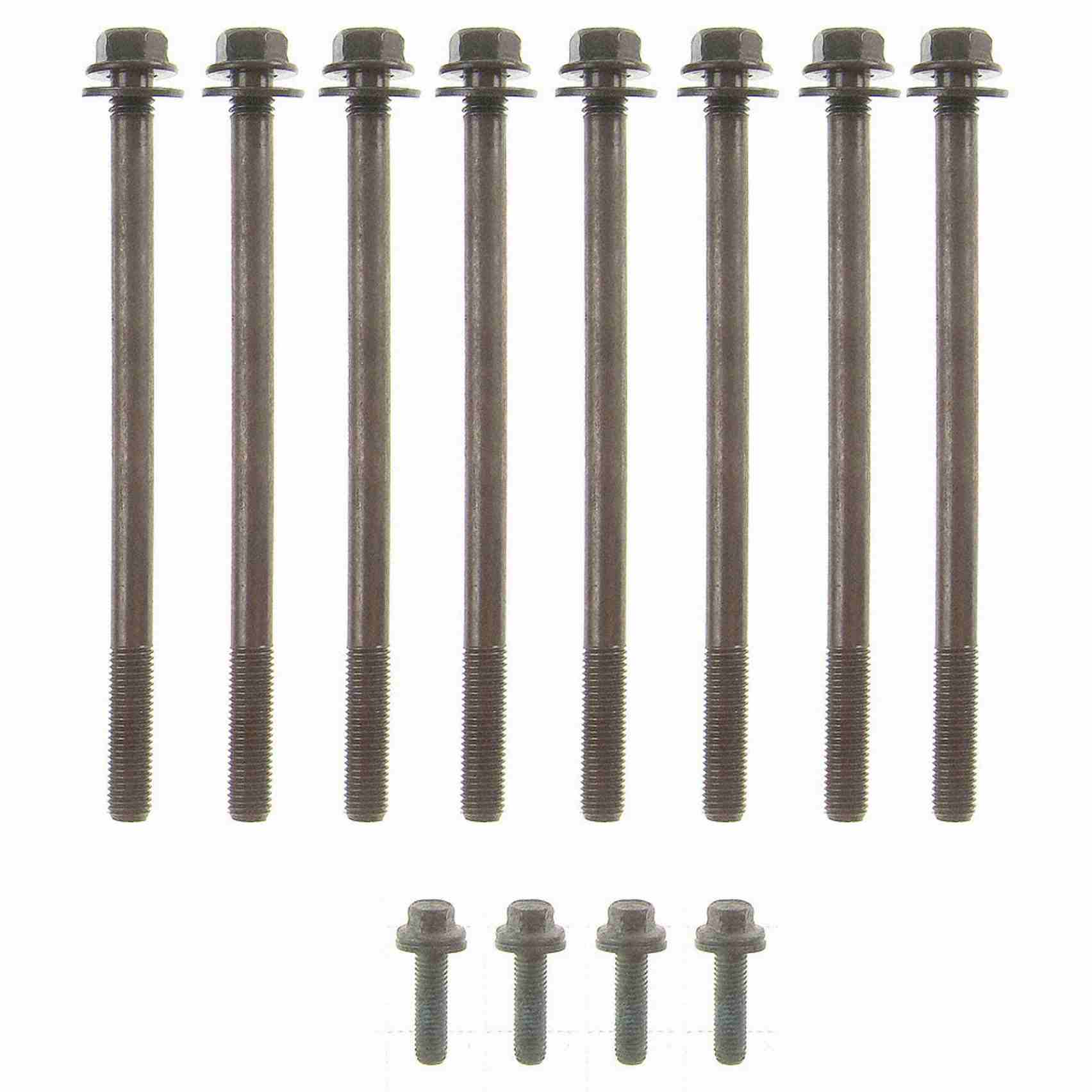 Top View of Engine Cylinder Head Bolt Set FEL ES71129-1