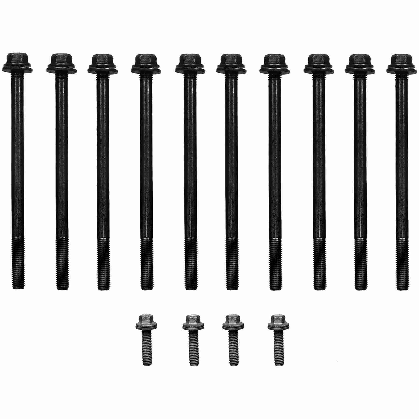 Top View of Engine Cylinder Head Bolt Set FEL ES71129