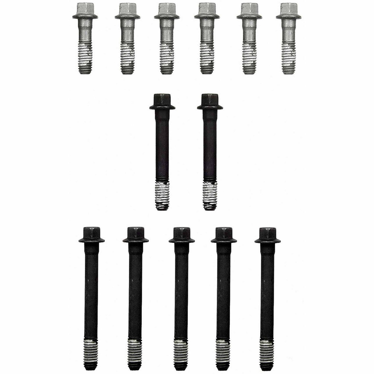 Top View of Engine Cylinder Head Bolt Set FEL ES74034