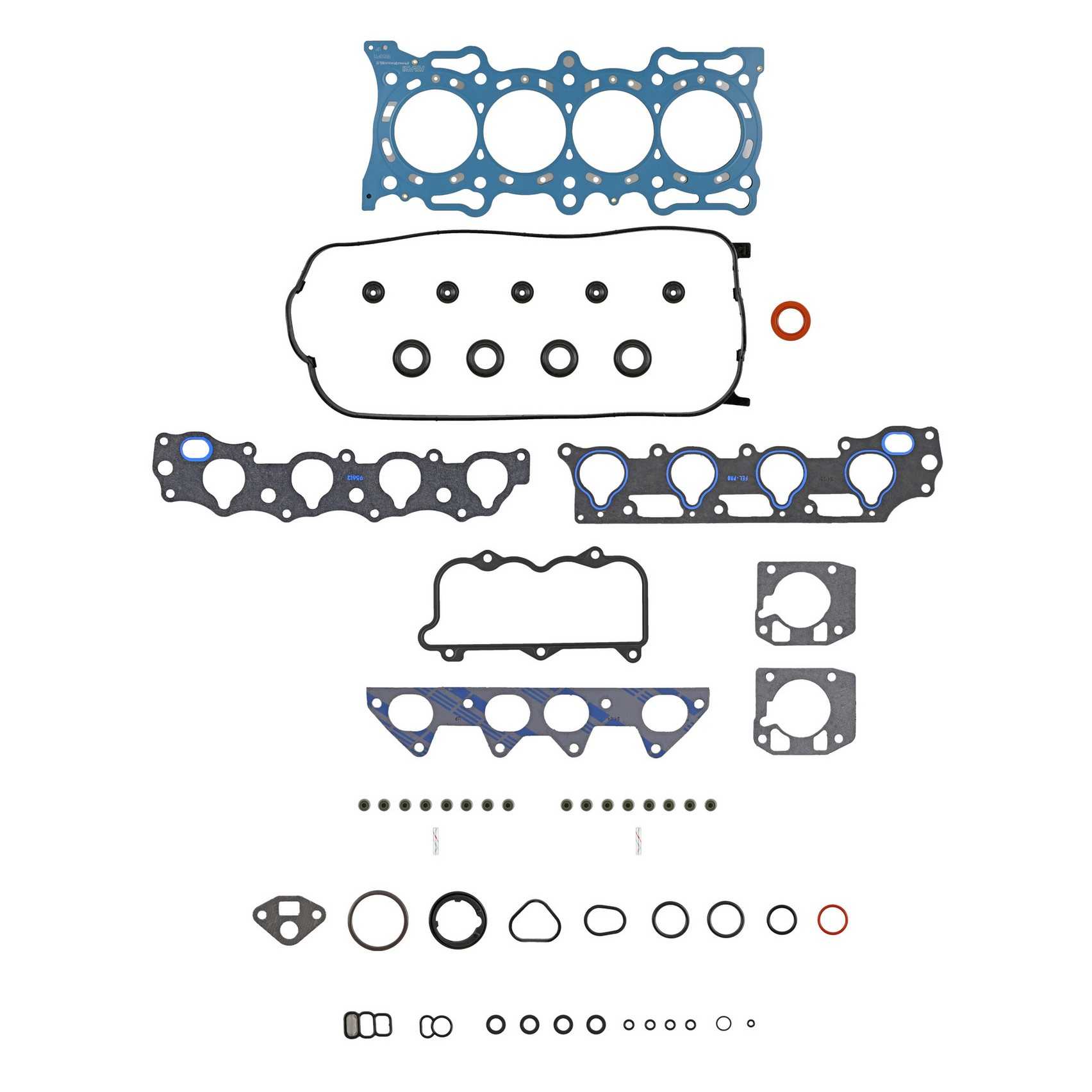 Top View of Engine Cylinder Head Gasket Set FEL HS26155PT