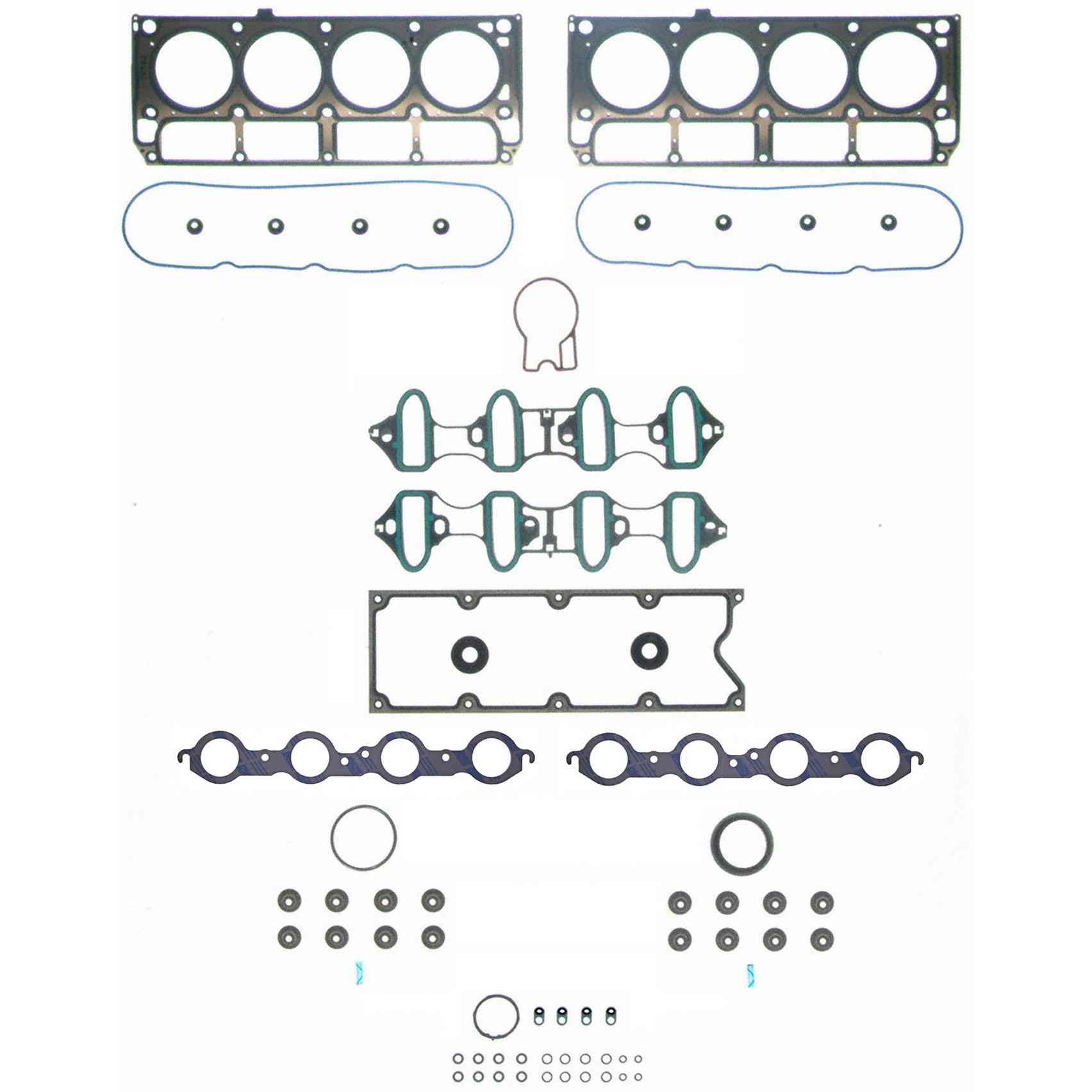 Top View of Engine Cylinder Head Gasket Set FEL HS26191PT1