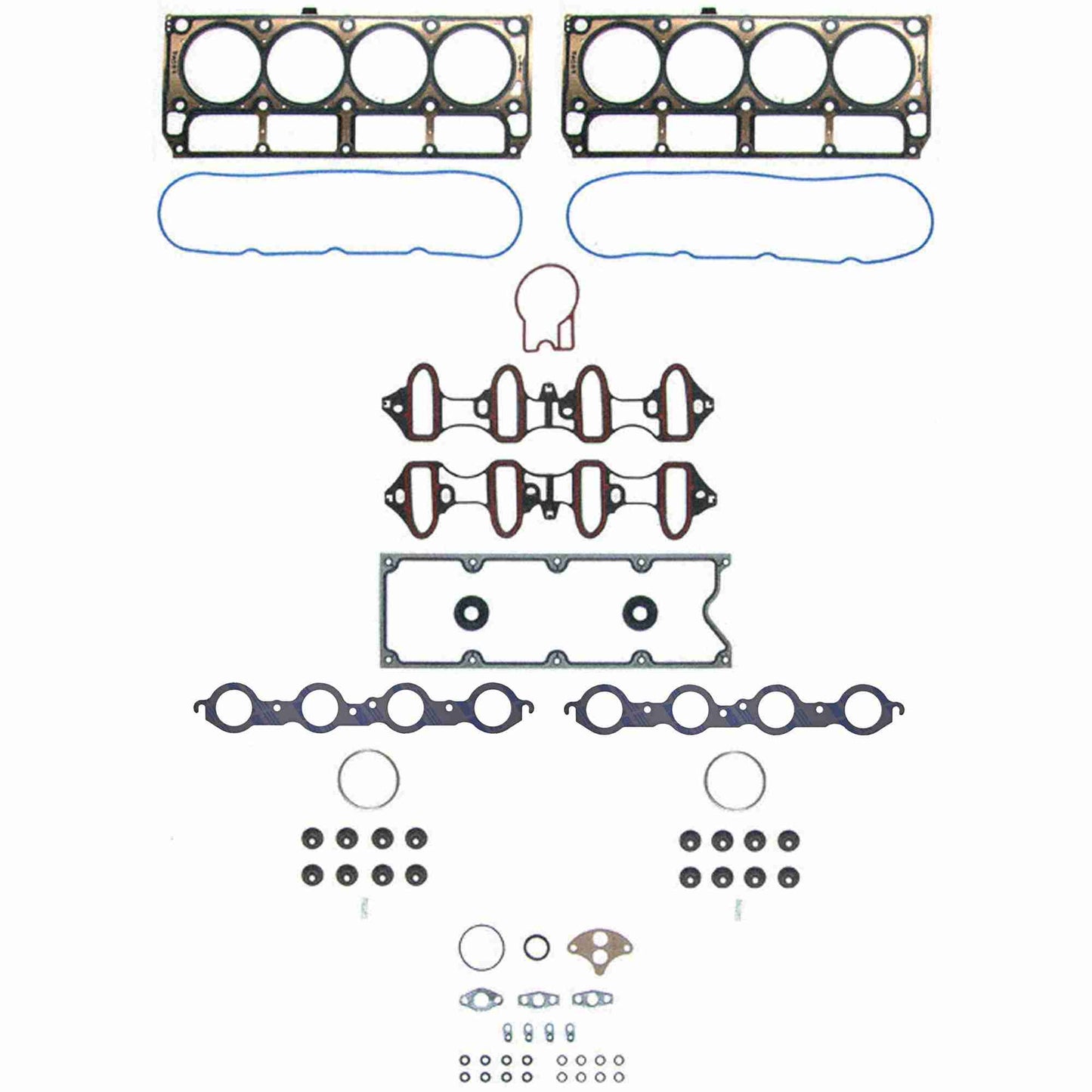 Top View of Engine Cylinder Head Gasket Set FEL HS26192PT