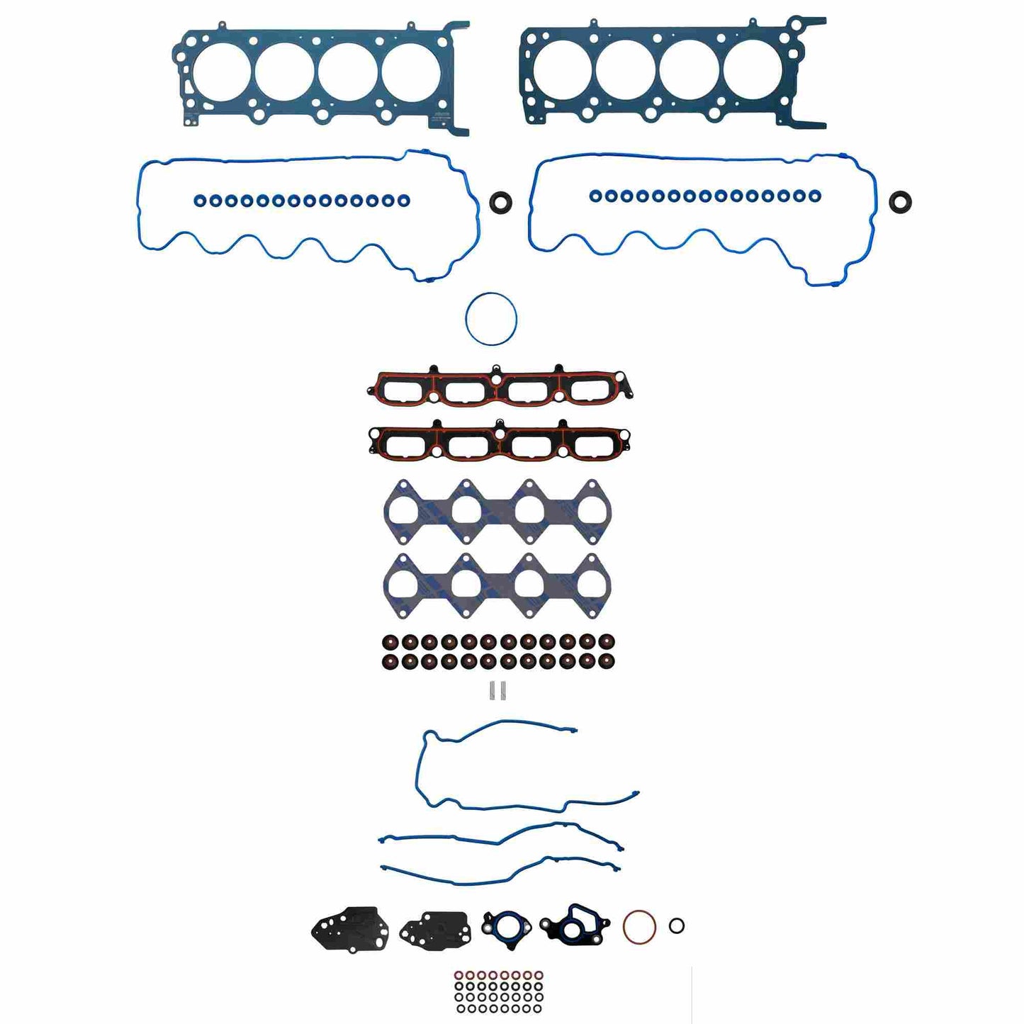 Top View of Engine Cylinder Head Gasket Set FEL HS26306PT-2