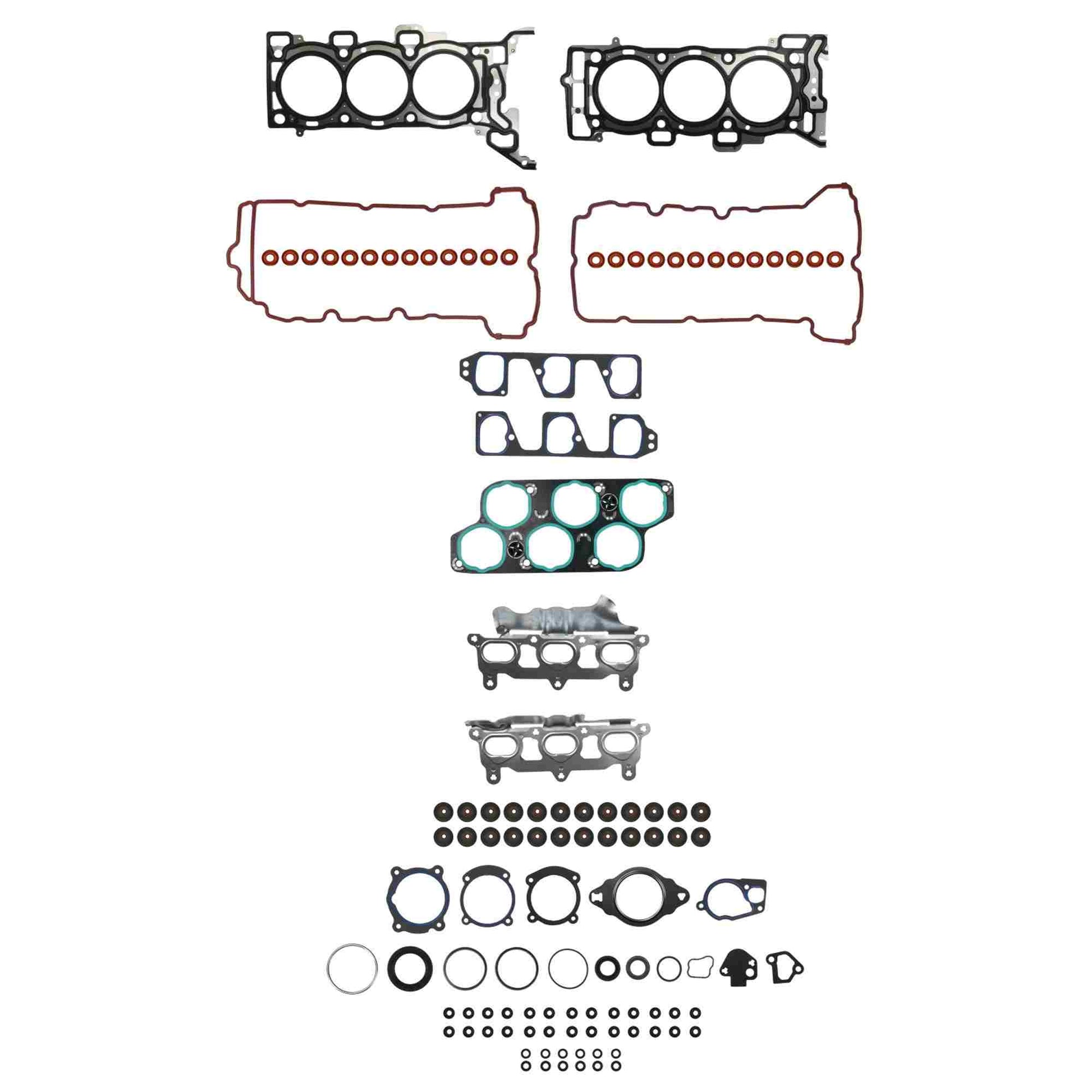 Top View of Engine Cylinder Head Gasket Set FEL HS26376PT