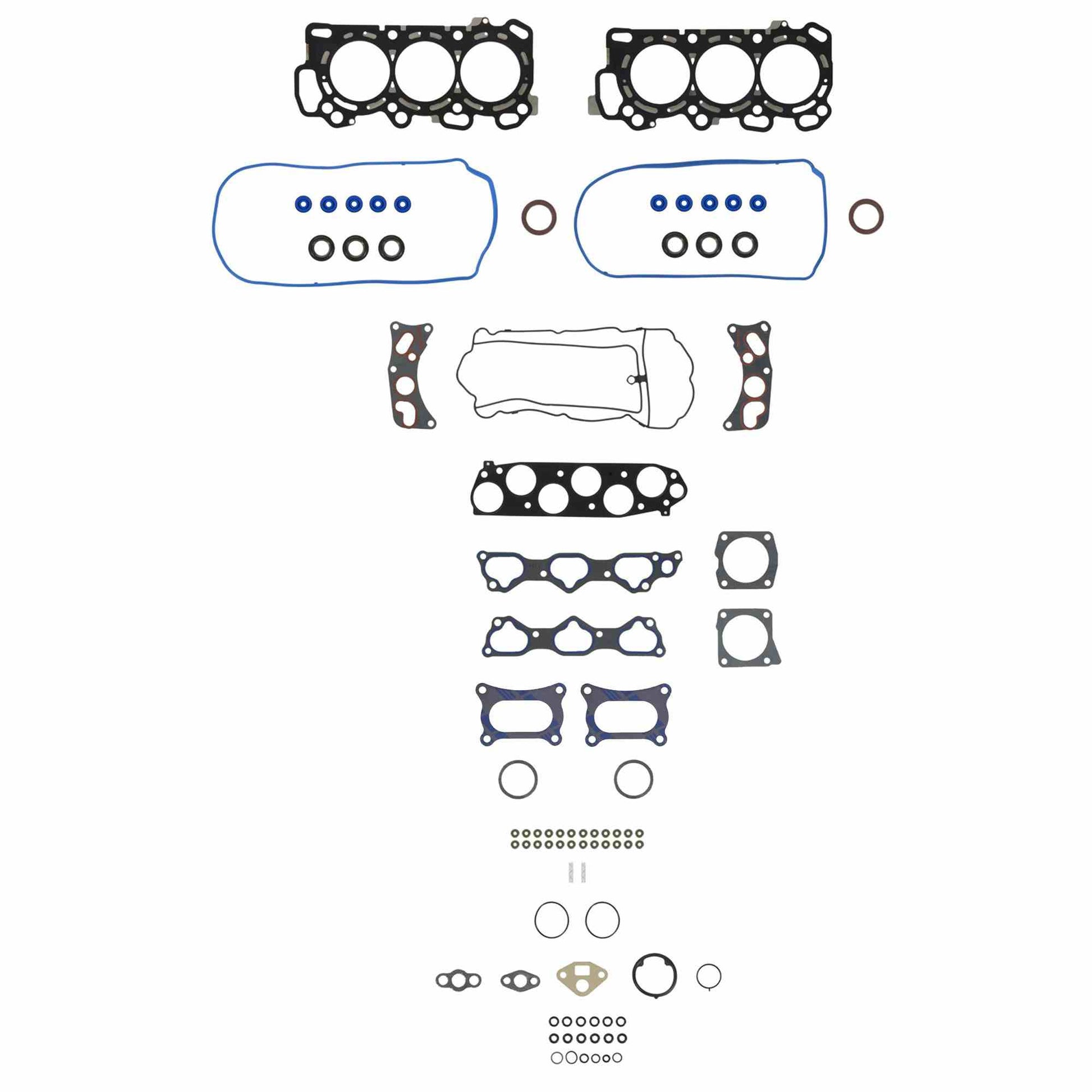 Top View of Engine Cylinder Head Gasket Set FEL HS26509PT