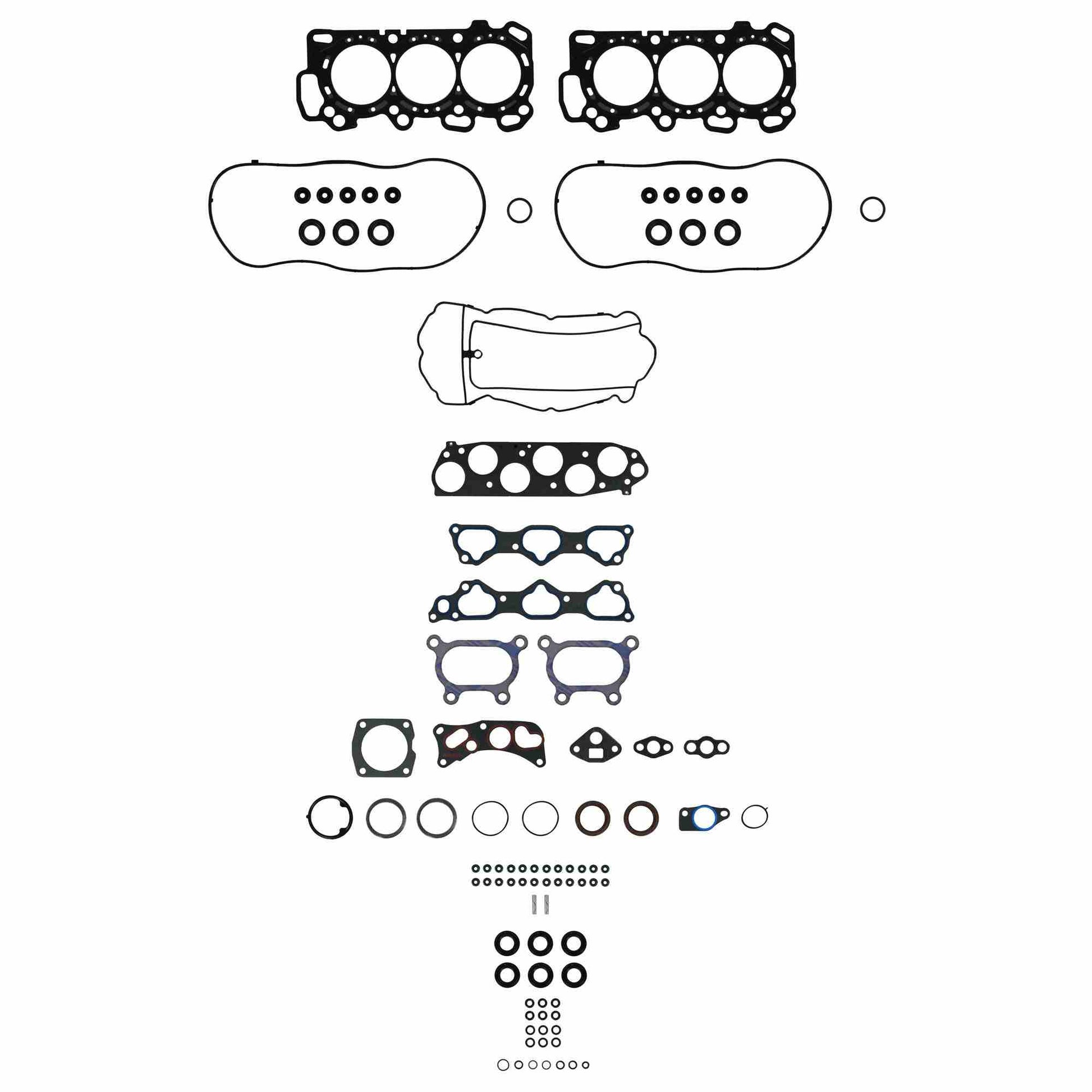 Top View of Engine Cylinder Head Gasket Set FEL HS26572PT