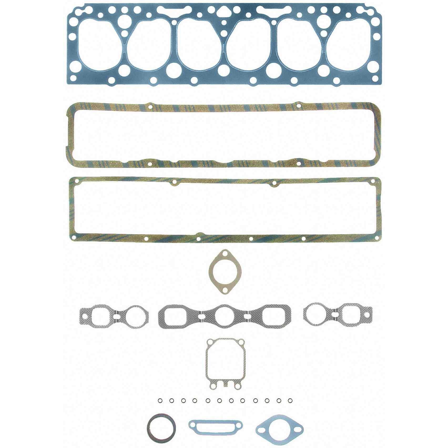 Top View of Engine Cylinder Head Gasket Set FEL HS7619B-1