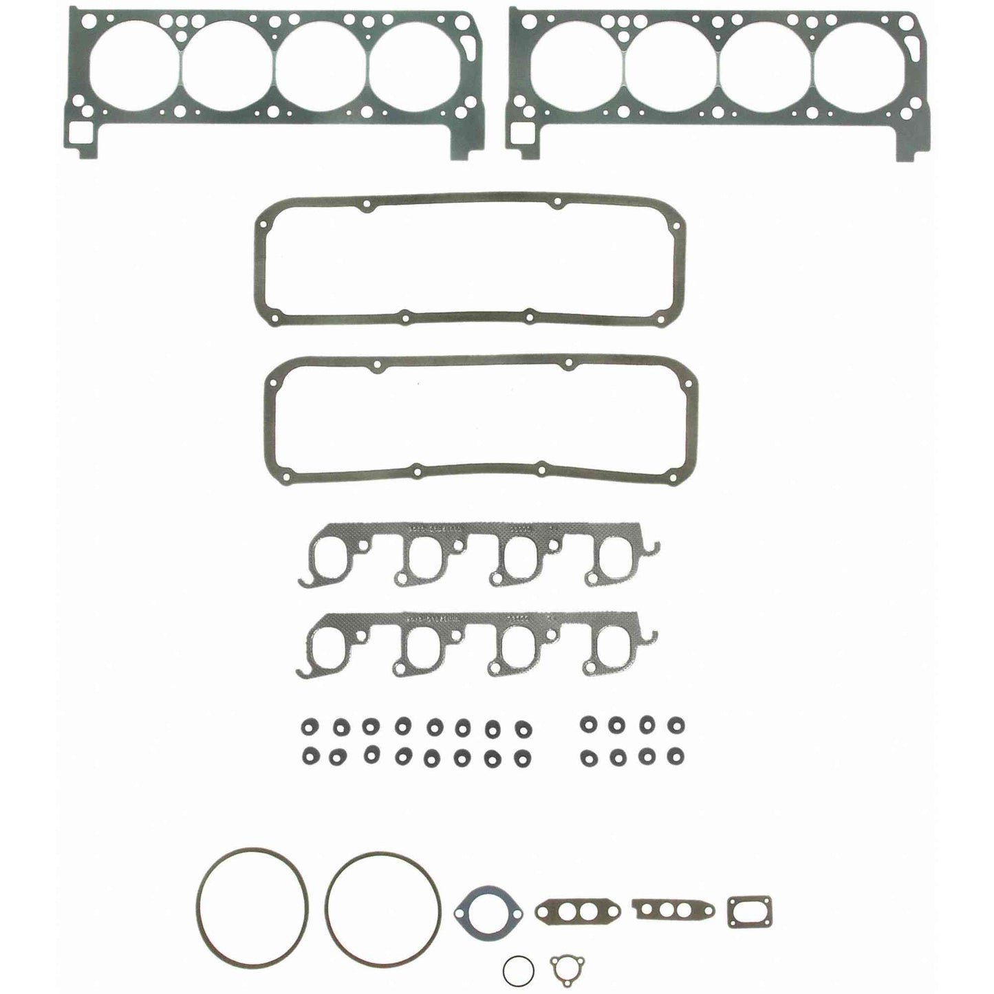 Top View of Engine Cylinder Head Gasket Set FEL HS8347PT