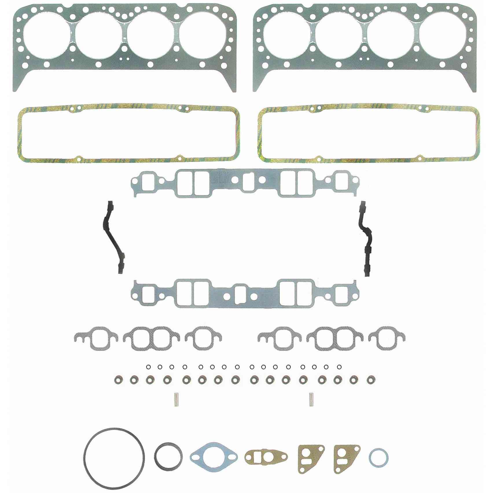 Top View of Engine Cylinder Head Gasket Set FEL HS8510PT-1