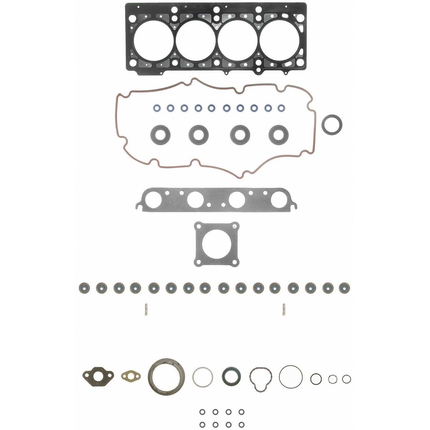 Top View of Engine Cylinder Head Gasket Set FEL HS9036PT-2