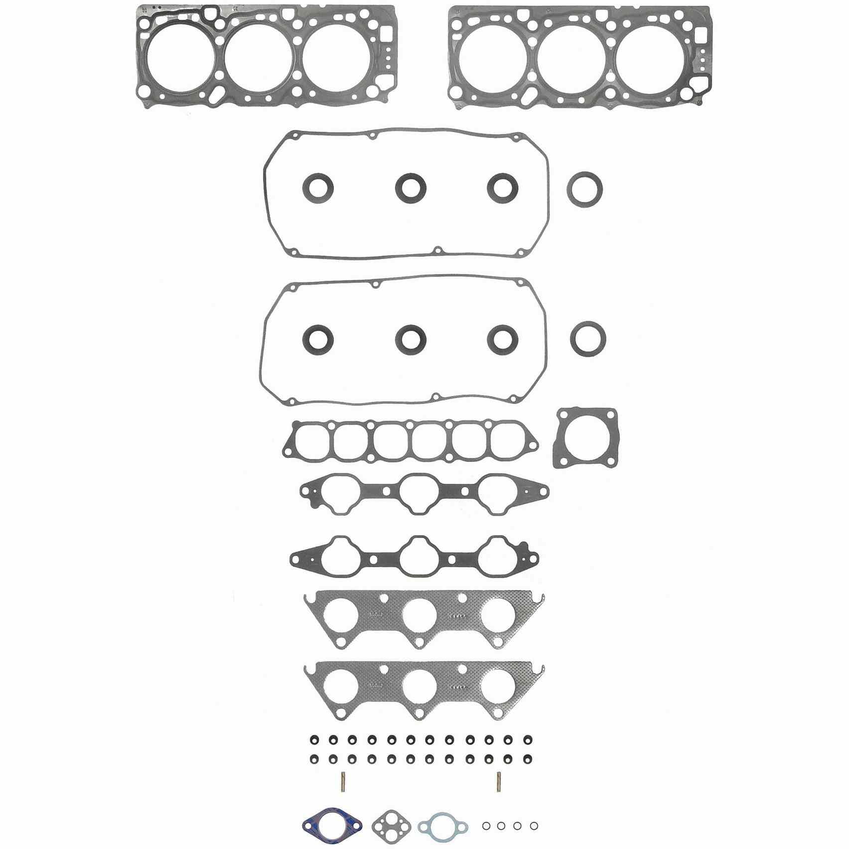 Top View of Engine Cylinder Head Gasket Set FEL HS9537PT