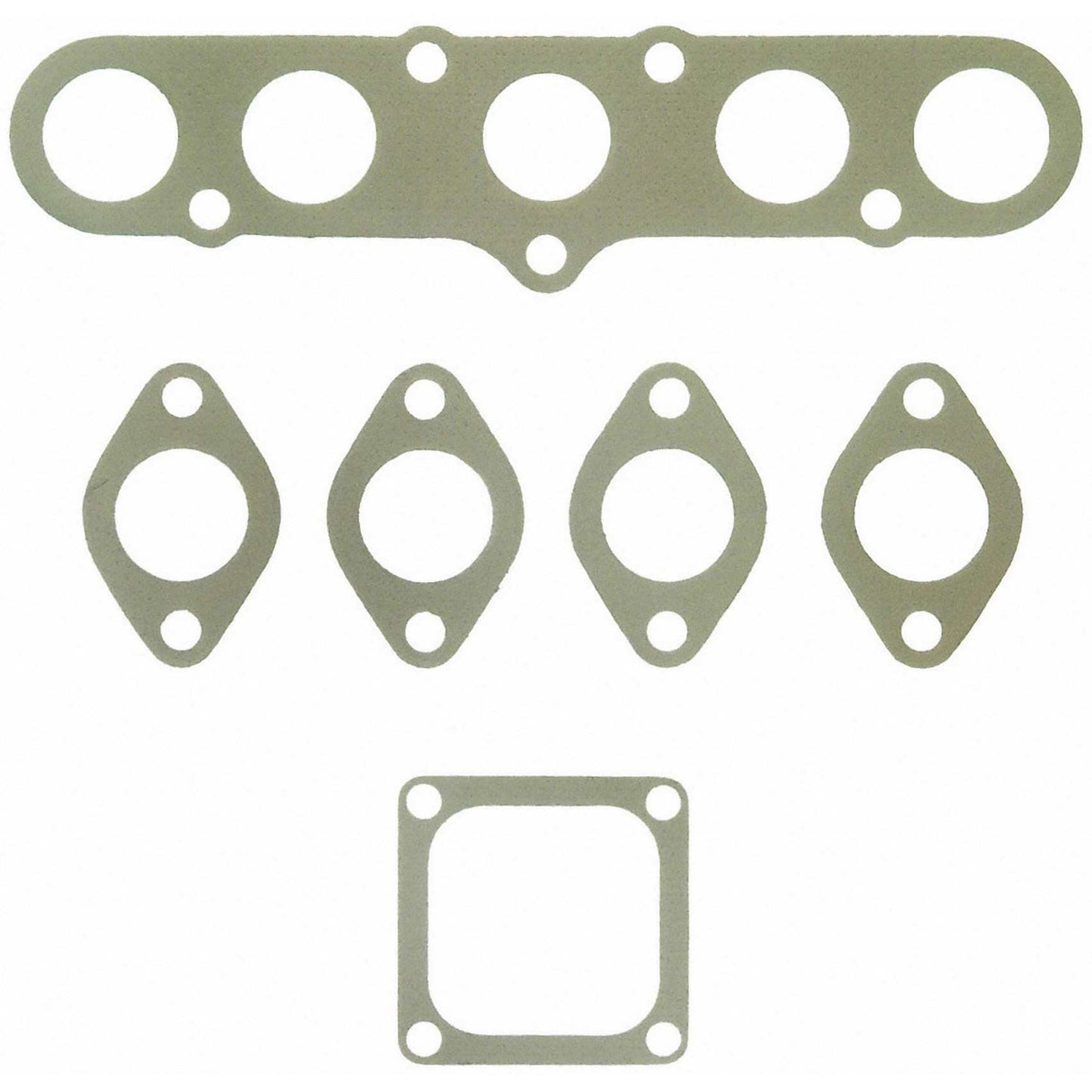 Top View of Intake and Exhaust Manifolds Combination Gasket FEL MS8009B