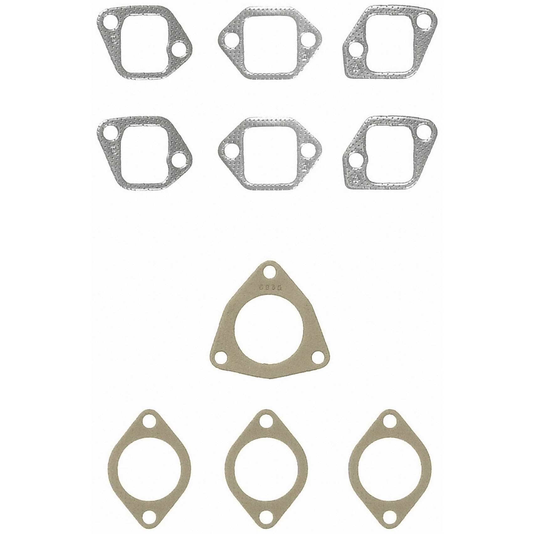 Top View of Exhaust Manifold Gasket Set FEL MS9330B