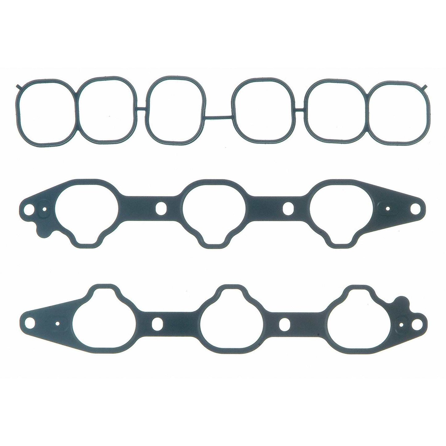 Top View of Upper Engine Intake Manifold Gasket Set FEL MS95709-1