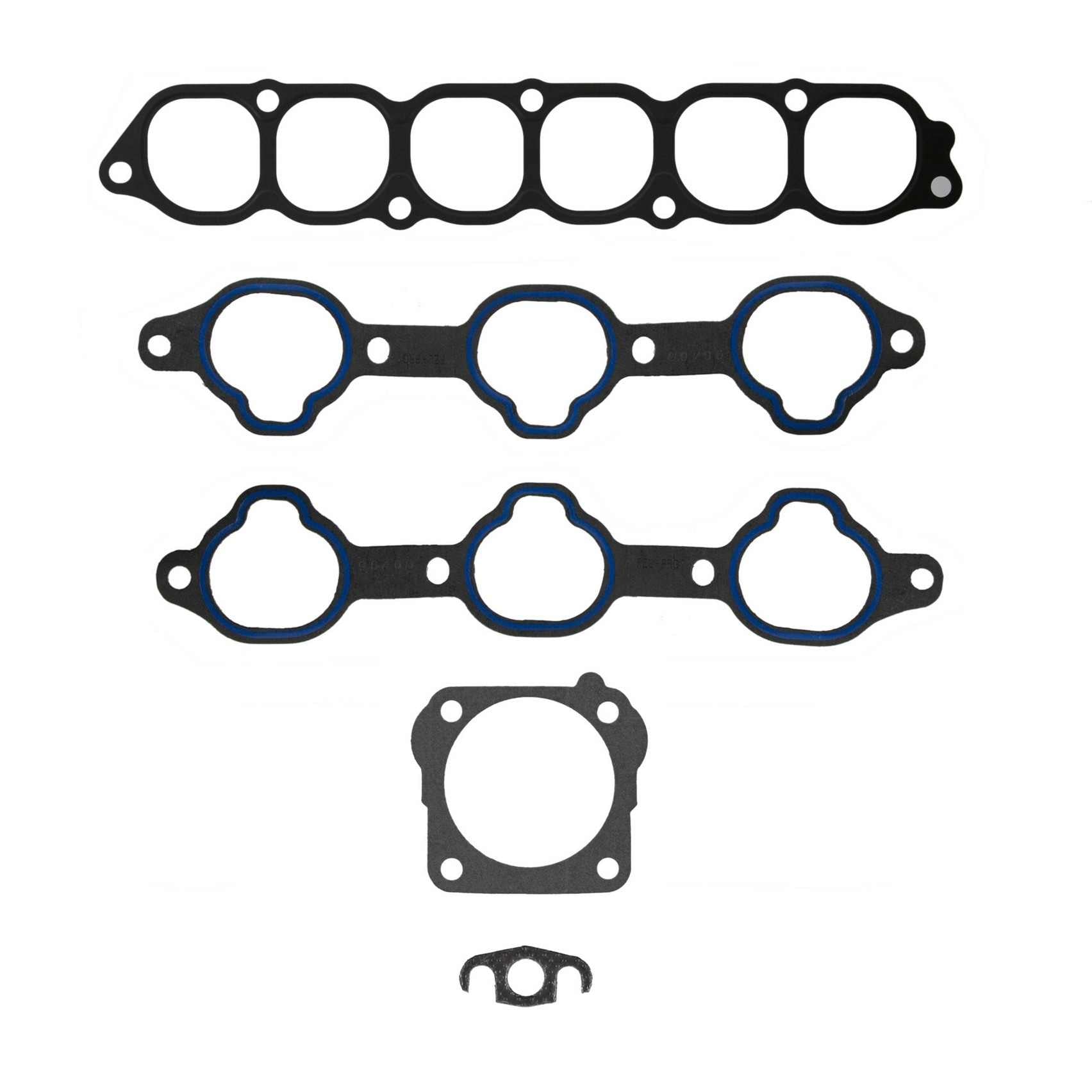 Top View of Upper Engine Intake Manifold Gasket Set FEL MS96460