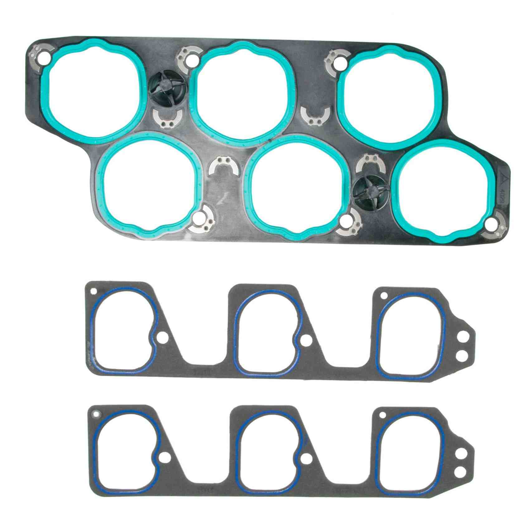 Top View of Upper Engine Intake Manifold Gasket Set FEL MS96969