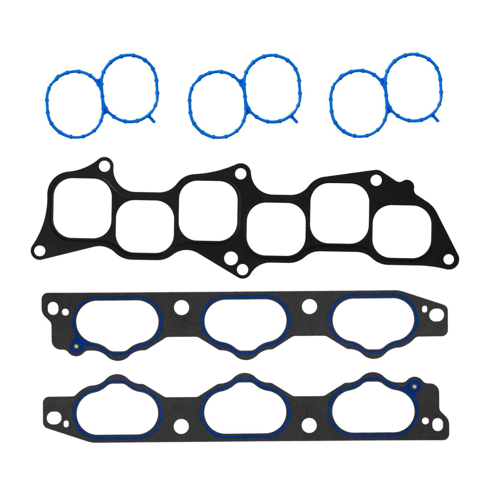 Top View of Upper Engine Intake Manifold Gasket Set FEL MS97086