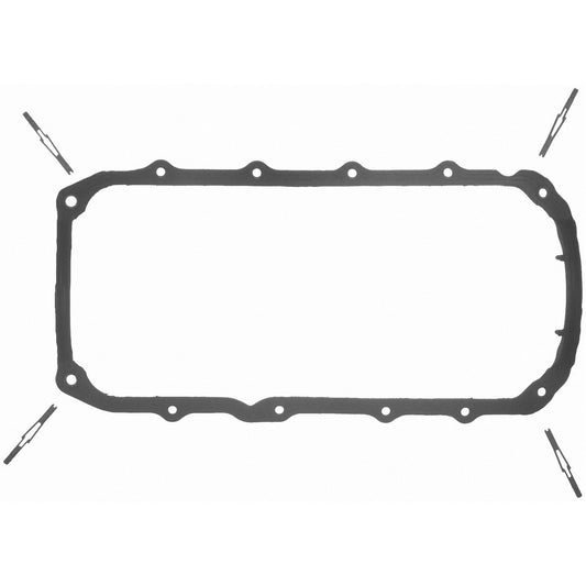 Top View of Engine Oil Pan Gasket Set FEL OS34501R